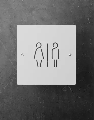 toilet-signs-abstarct-shape-malefemale-square-white